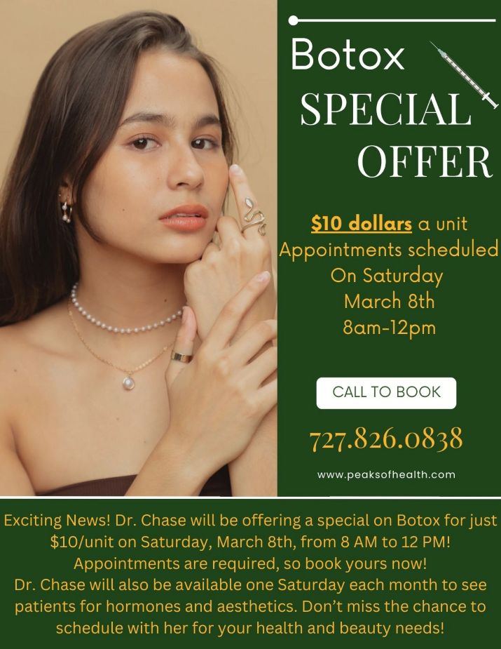 Chase flyer for Botox