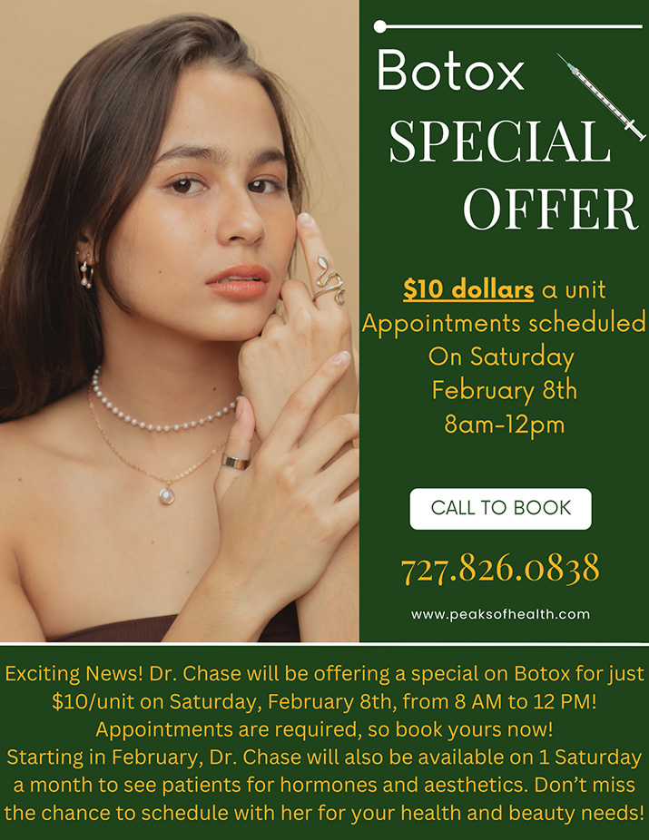 Chase flyer for Botox